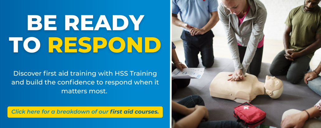 First aid training with HSS Training